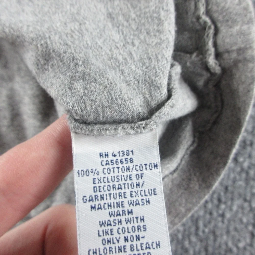 Polo Ralph Lauren Shirt Mens L Gray Long Sleeve Pony Logo Crewneck Tee Casual